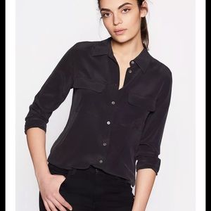 Equipment Silk Slim Signature Button Down Top